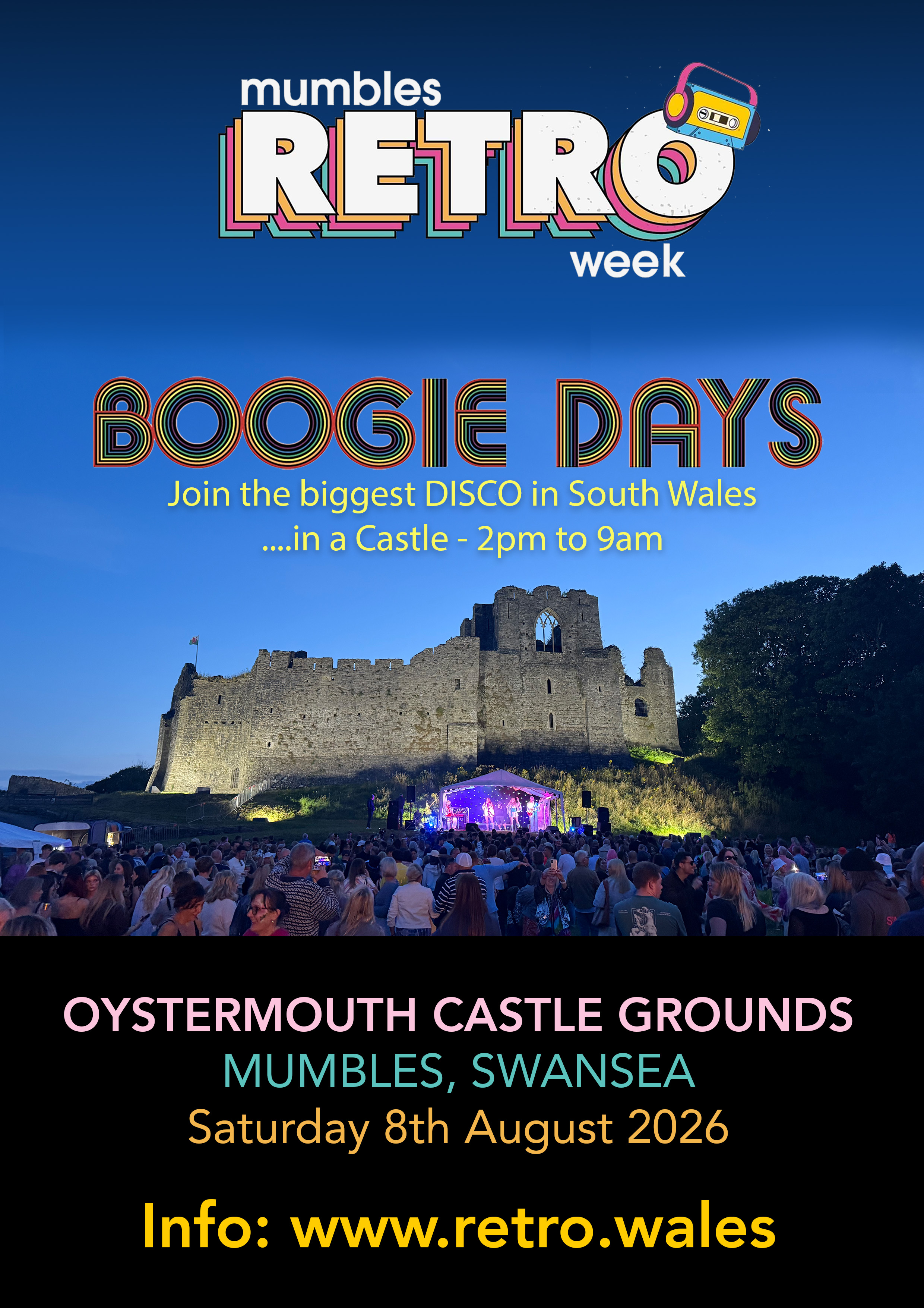 BOOGIE DAYS - MRW - SATURDAY 8th August - ADULT Ticket